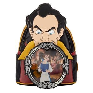Loungefly Disney Beauty and the Beast Gaston Villains Scene Mini Backpack